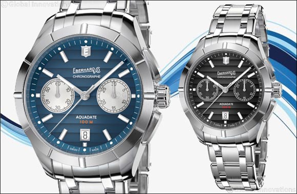 Aquadate Chrono Eberhard & Co. presents the chronograph version of its classic timepiece'