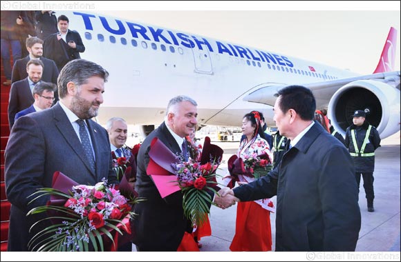 Turkish Airlines added Xi'an, the starting point of the historical Silk Road, to its flight network