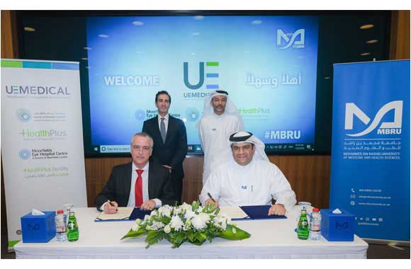 Mohammed Bin Rashid University of Medicine and Health Sciences Signs a Memorandum of Understanding with United Eastern Medical Services