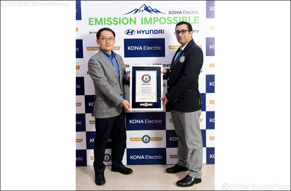 Hyundai KONA Electric Makes it to GUINNESS WORLD RECORDS™ Feat