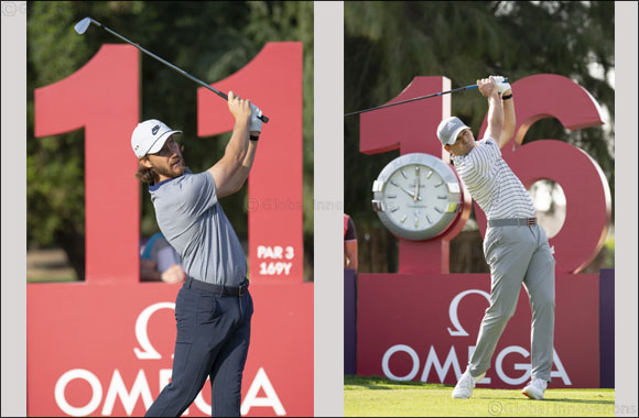 Sergio Garcia and Tommy Fleetwood  Tee off at the 2020 OMEGA Dubai Desert Classic