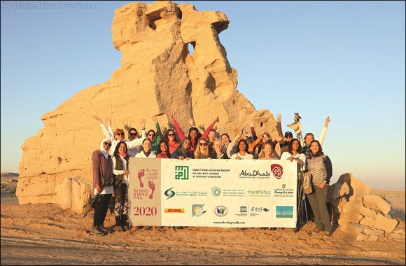 60 Women Participate in the Women's Heritage Walk  From Abu Dhabi to Al Ain