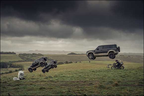 New Land Rover Defender. It Does All Its Own Stunts
