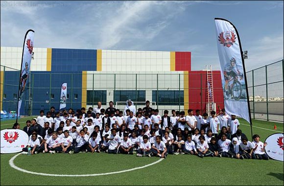 UAE Team Emirates' Stars Surprise Abu Dhabi School Children Ahead of UAE Tour