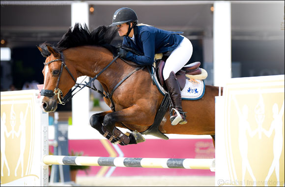 Sheikh Nahyan Bin Mubarak Al Nahyan Crowns the Winners of the International Ladies Category on the Final Day of the 7th FBMA International Show Jumping Cup