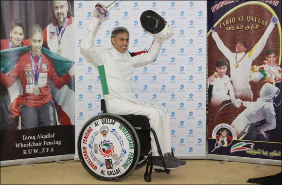 Burgan Bank Continues its Support of World Champion Wheelchair Fencing Titleholder, Tareq Al-Qallaf