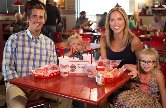 Family Day Every Tuesday at Freddy's Frozen Custard & Steakburgers in Nakheel Mall Kids Eat For Free