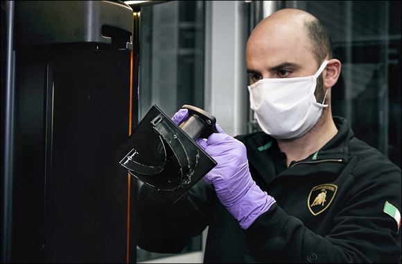 Automobili Lamborghini Starts Production of Surgical Masks and Medical Shields for Use in Coronavirus Pandemic