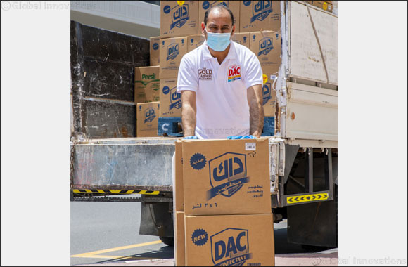 UAE Frontliners Receive 50,000 Liters of Cleaning Products