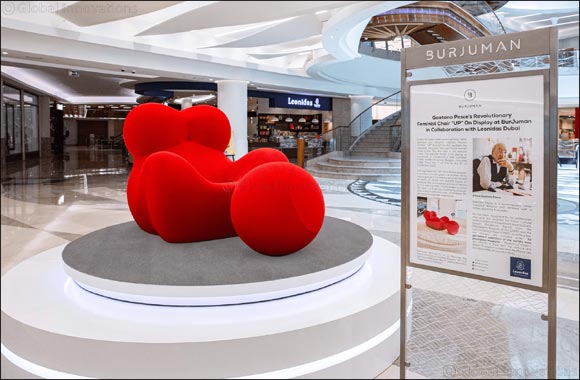 It All Started with a Sponge- Gaetano Pesce's Revolutionary Feminist Chair “UP” On Display at BurJuman in Collaboration with Leonidas Dubai