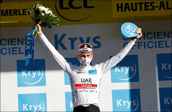 Tadej Pogacar Takes White Jersey in Tour De France Stage 4 Summit Finish