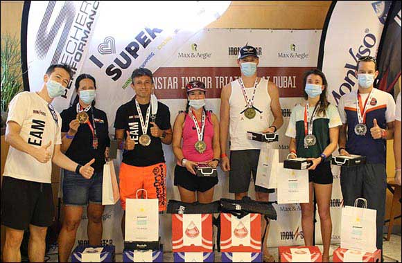 Briton David and Hungary's Krisztina Top the Charts in Ironstar Indoor Triathlon