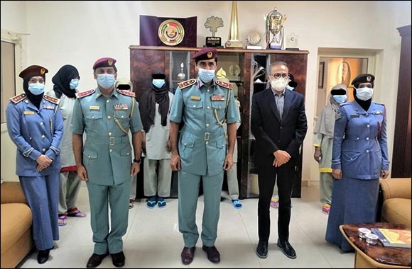 Ajman Police Honours Pure Gold Jewellers for Their Contribution to Fly Home 175 Insolvent Inmates From Ajman Punitive and Correctional Institution