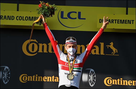 UAE Team Emirates' Boy Wonder Pogacar Takes 2nd Tour De France Stage Victory