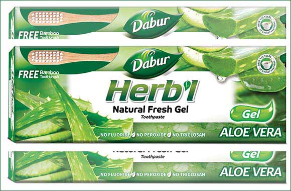 Dabur Herb'l Launches Natural Gel Toothpaste With the Freshness of Aloe Vera