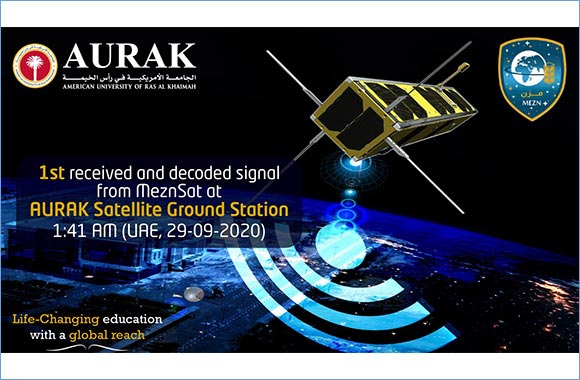AURAK Satellite Ground Station Successfully Received the First Decoded Signal from "MeznSat"