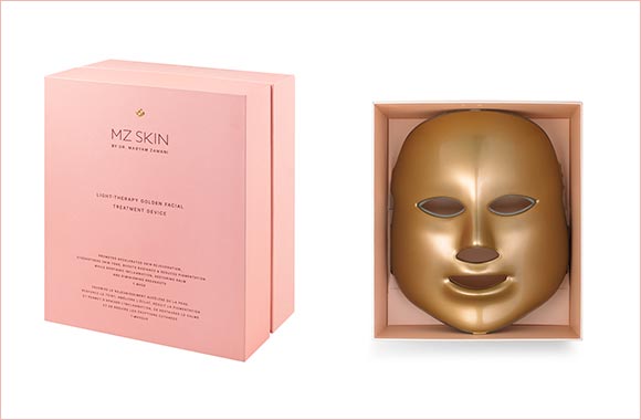 MZ Skin Revolutionary Light Therapy Gold Facial Device  Now Available in Bloomingdales!
