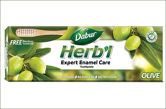 Dabur Herb'l Launches Olive Based Anti-oxidant Rich, Anti-bacterial Herbal Toothpaste That Provides Expert Enamel Care