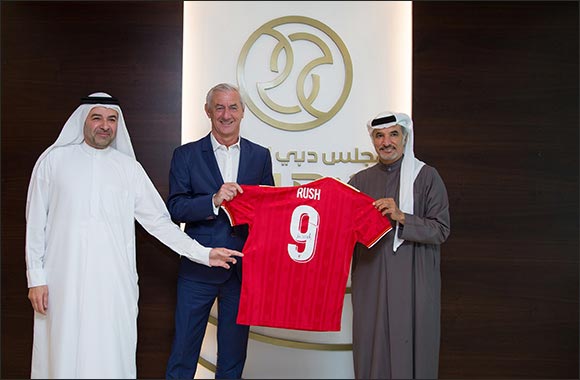 Liverpool Legend Ian Rush visits Dubai Sports Council, Discusses Starting Projects in Dubai