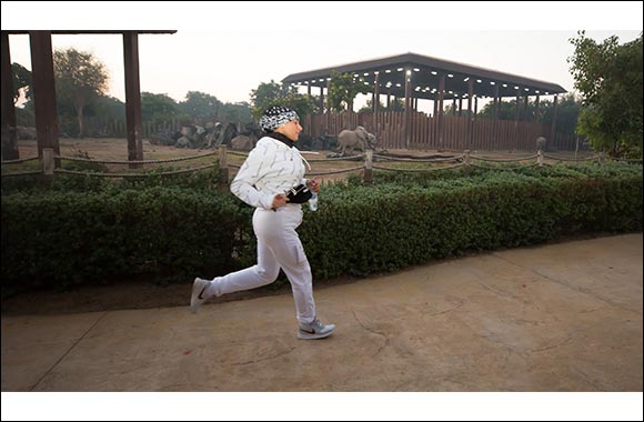 UAE's Shamsa Salim Romps through Dubai Safari Park in Stage 1 of Dubai Women's Running Challenge