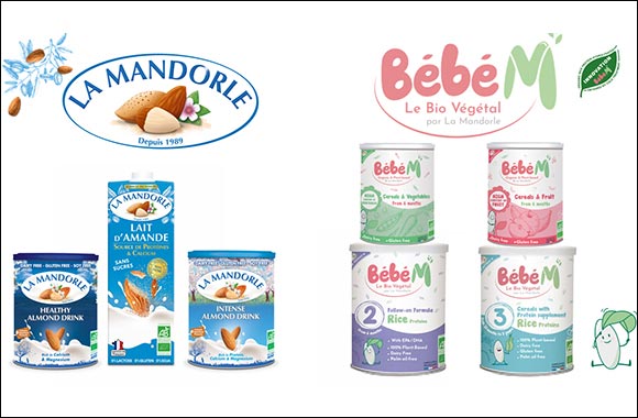 100% Organic and Plant Based brands La Mandorle & Bebe M exhibiting at Gulfood 2021