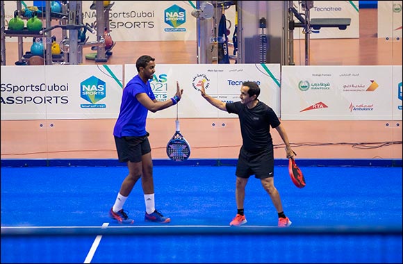Team ‘Uncle Saeed' Reaches Last-Eight of NAS Padel Championship with Battling Three-Set Win