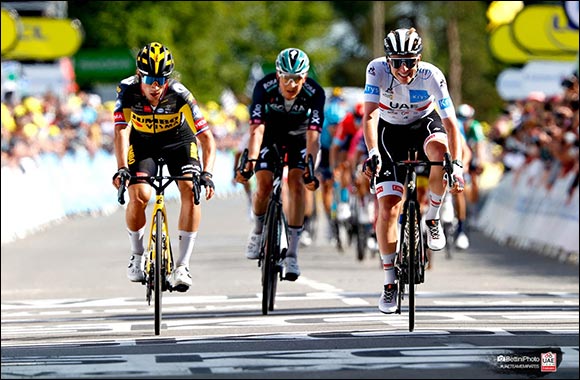 Pogačar Holds Retains White Jersey in Second Stage of Tour De France