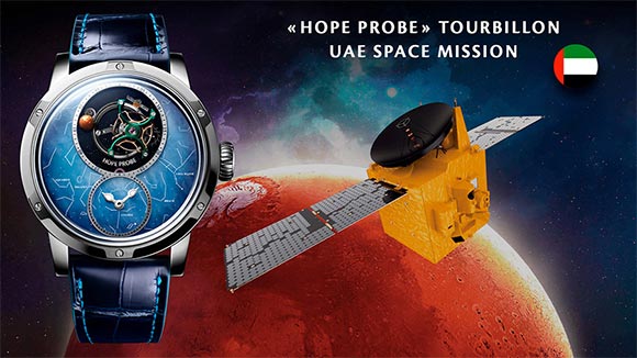 Louis Moinet makes Unique Timepiece dedicated to UAE Space Mission