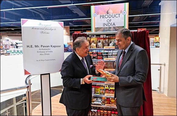 Indian Ambassador visits Al Maya Supermarket