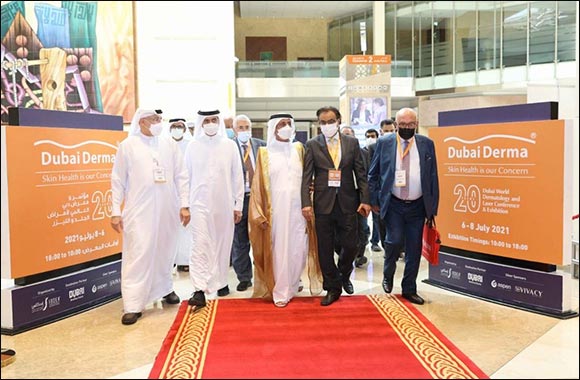 Hasher Bin Maktoum Al Maktoum Inaugurates the 20th edition of Dubai Derma