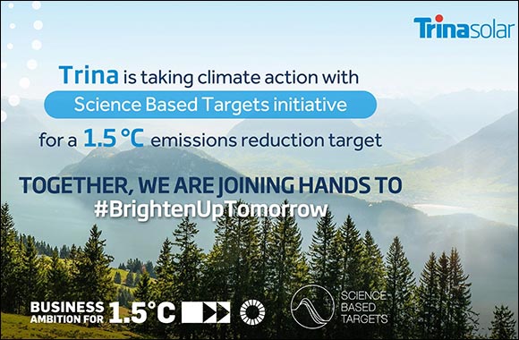 Trina Solar Joins SBTi Initiative, Underling Its Support for 1.5C Emissions Reduction Target