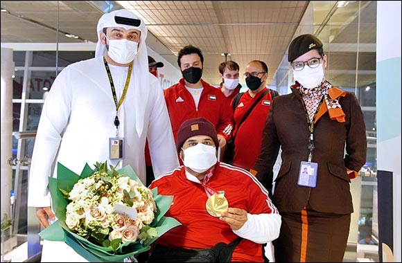 Etihad Airways Fly the UAE Paralympic Champions Home