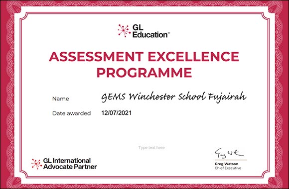 GEMS Winchester School Fujairah becomes UAE's first school to win prestigious GL Education award