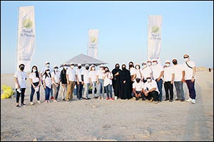 Al Meera Hosts Beach Cleanup at �Jazirat Bin Ghannam" in Al Khor on World Cleanup Day 2021