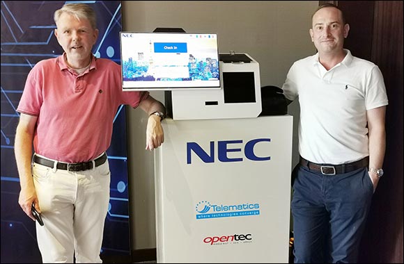 Telematics, OpenTEC and NEC sign Strategic Partnership to introduce Smart Guest Check-in Kiosk in the UAE