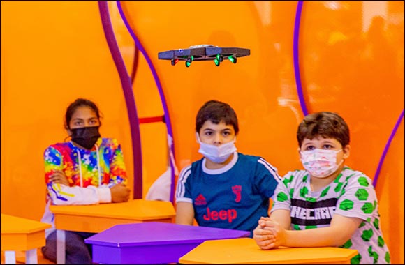 UAE Schoolchildren Spend an Exciting Day Piloting Drones at SIBF 2021