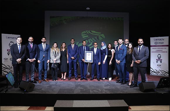 Emirates Oncology Society and Ipsen Break Guinness World Record for Largest Awareness Ribbon