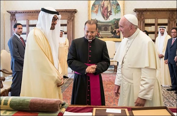 UAE's National Gift to Pope Francis is Immortalised as an NFT for USD 150,000 and will be unveiled at Abu Dhabi Art