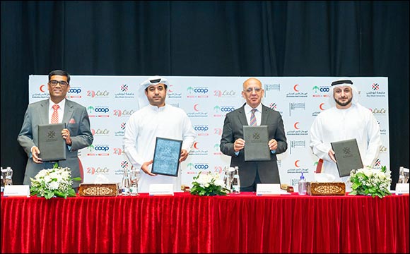Emirates Red Crescent and Abu Dhabi University Launch a Humanitarian Funding Campaign'