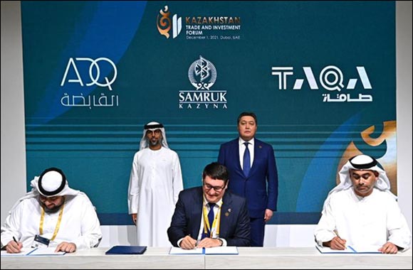 National flag of Kazakhstan hoisted at EXPO 2020 Dubai