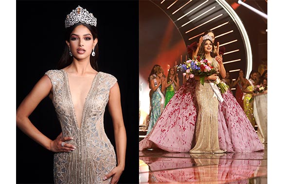 Miss Universe India, Harnaaz Sandhu, Crowned 70th Miss Universe With the Iconic Mouawad “Power of Unity” Crown In Global Anniversary Television Event