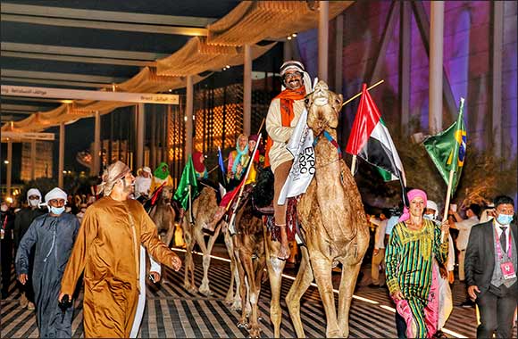 Camel Trekkers from 21 Countries Arrive at Expo 2020 Dubai