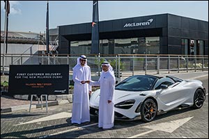 McLaren Dubai Builds Momentum as the first McLaren 765LT Spider Completes Delivery in the United Ara ...