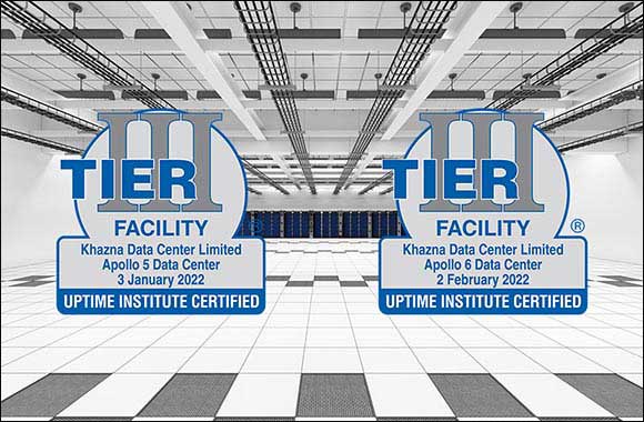 Khazna Data Centers Achieves Tier-III Certification from Uptime Institute for its Apollo 5 and Apollo 6 Data Centers