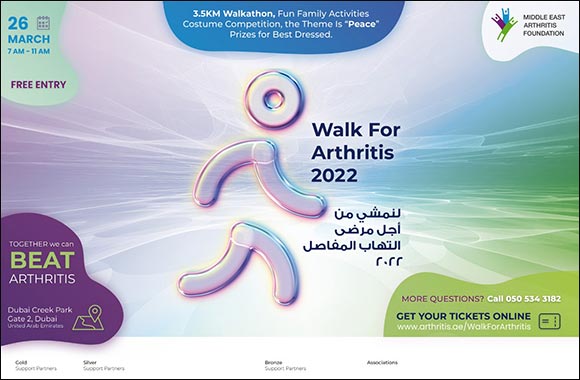 Middle East Arthritis Foundation (MEAF) organizes UAE Walkathon to Raise Awareness about the Disease