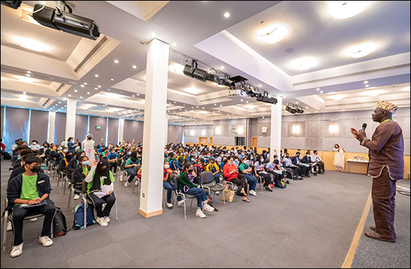 ‘Reading makes us Complete Humans'; Award-Winning Children's Author Christopher Okemwa tells SCRF's Young Visitors