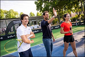 Kia and Rafa Nadal Launch �Kia Clubhouse' Initiative to Inspire Next Generation of Tennis Fans