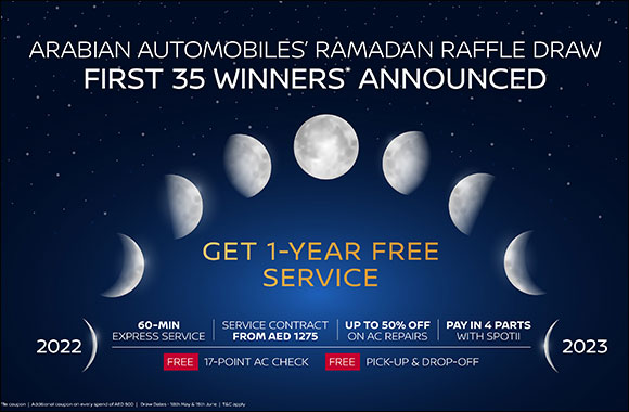 35 Winners of Arabian Automobiles Ramadan Campaign's First Raffle Draw Announced