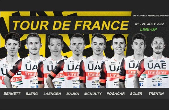 UAE Team Emirates Announce Squad for Tour de France