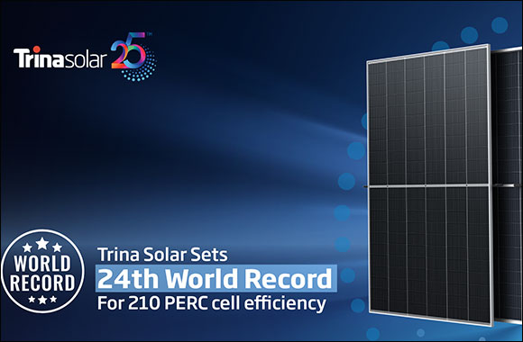 Trina Solar Breaks World Record for the 24th Time